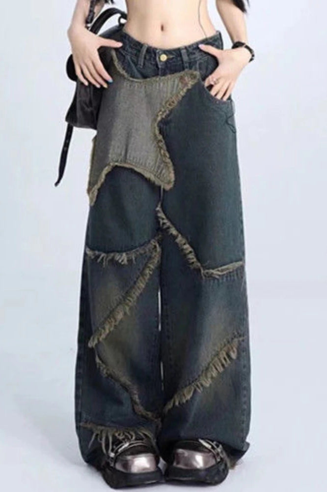 Vintage Star Wide Leg Jeans