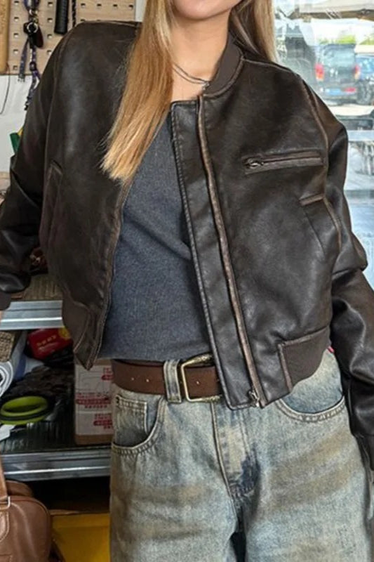 Handmade Biker Leather Jacket