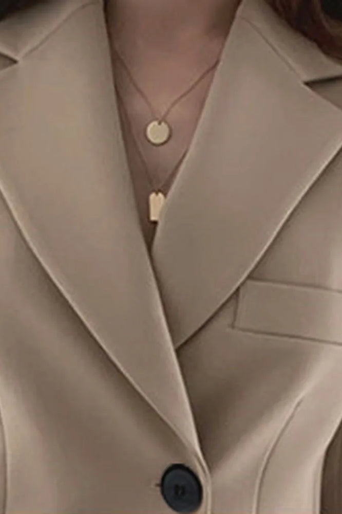 Elegant Pocket Office Blazer