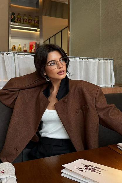 Vintage Lapel Short Jacket