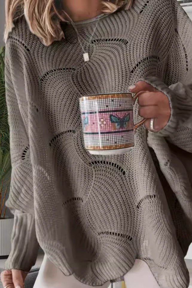Loose Fit Crochet Sweater