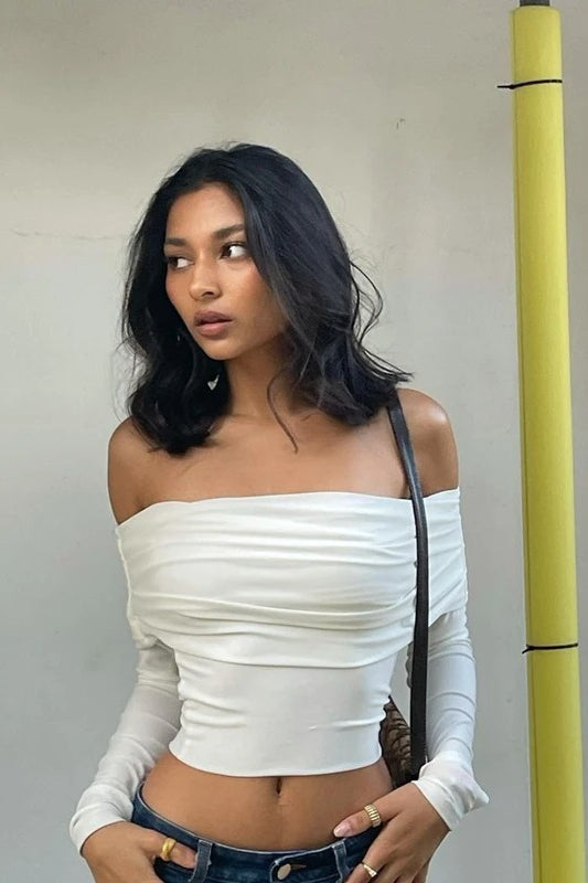 Long Sleeve Crop Top