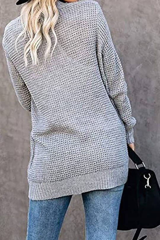 Oversized Knitted Sweater Cardigan