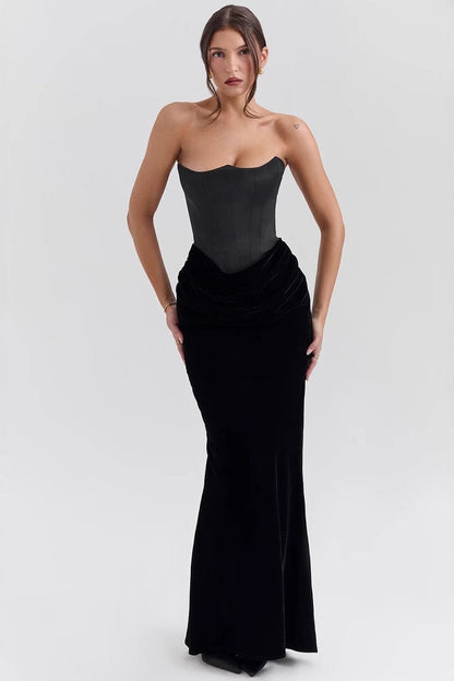 Boned Strapless Mermaid Birthday Dress