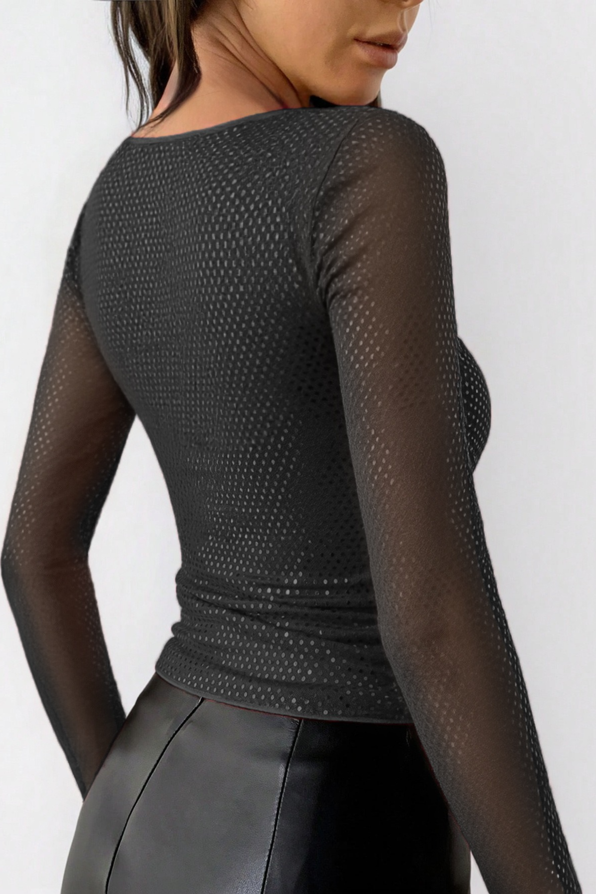 Y2K Spicy Halter Neck Long Sleeve Crop Top