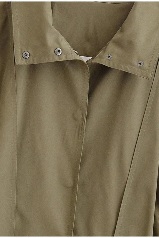 Buckle Belted Bomber Jacket