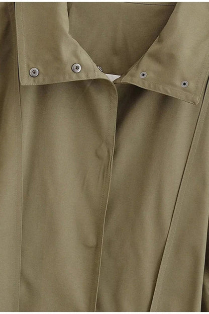 Buckle Belted Bomber Jacket
