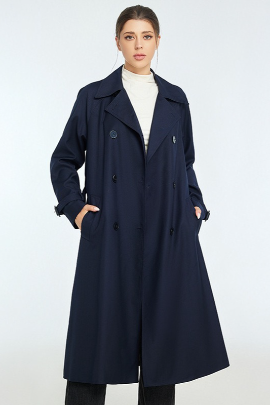 Petite Mid-Length Elegant Chic Overcoat