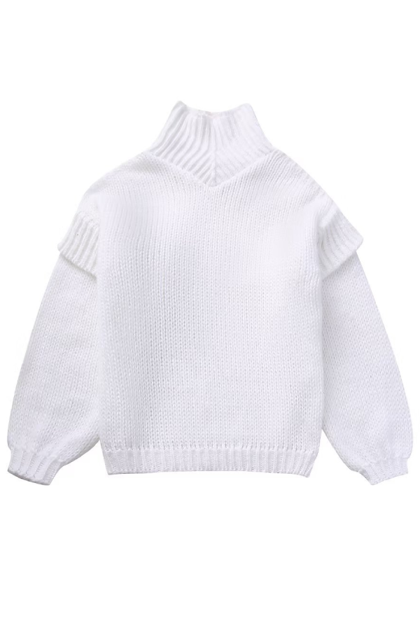 Loose Long Sleeve Turtleneck Sweater