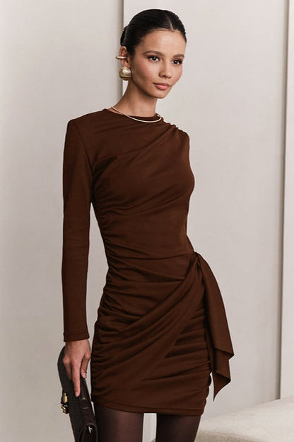 Shirred Bandage Bodycon Birthday Dress