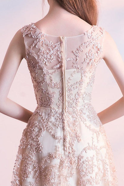 Floral Print Long Sleeve Column Gown Prom Dress