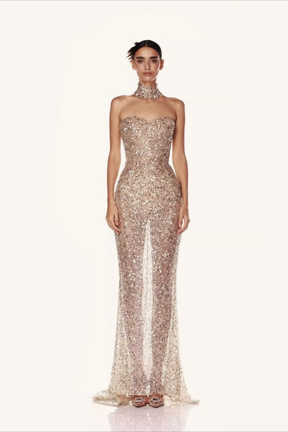 Sequin Glamour Gown Prom Dress