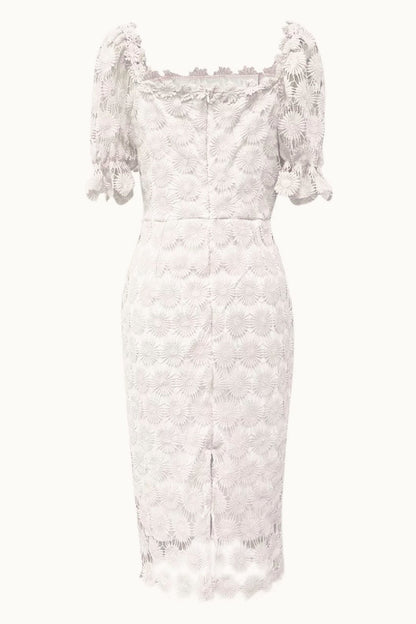 Off Shoulder Lace Bodycon Boho Dress