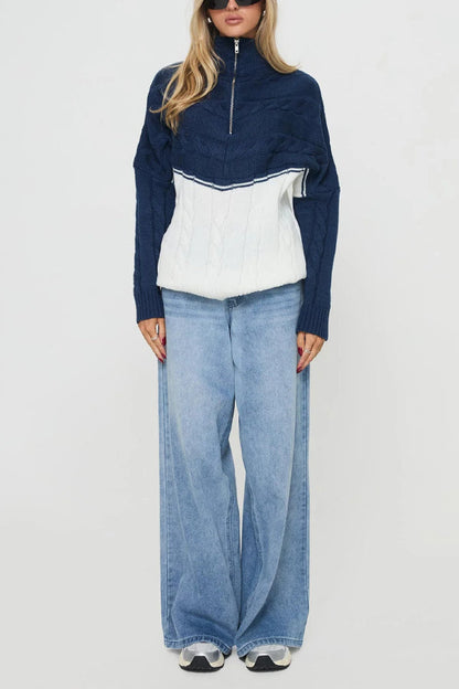 San Seb Quarter Zip Sweater
