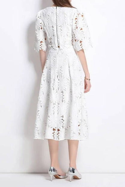 Floral cutout two-piece set
