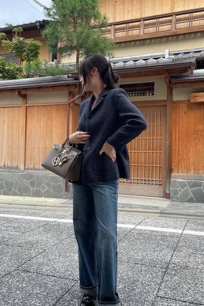 Slim Wool Coat Blazer