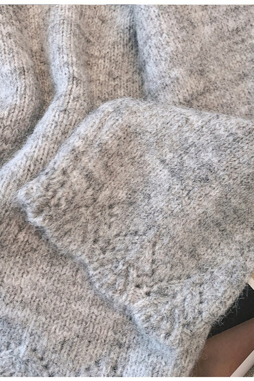 V-Neck Vintage Floral Sweater