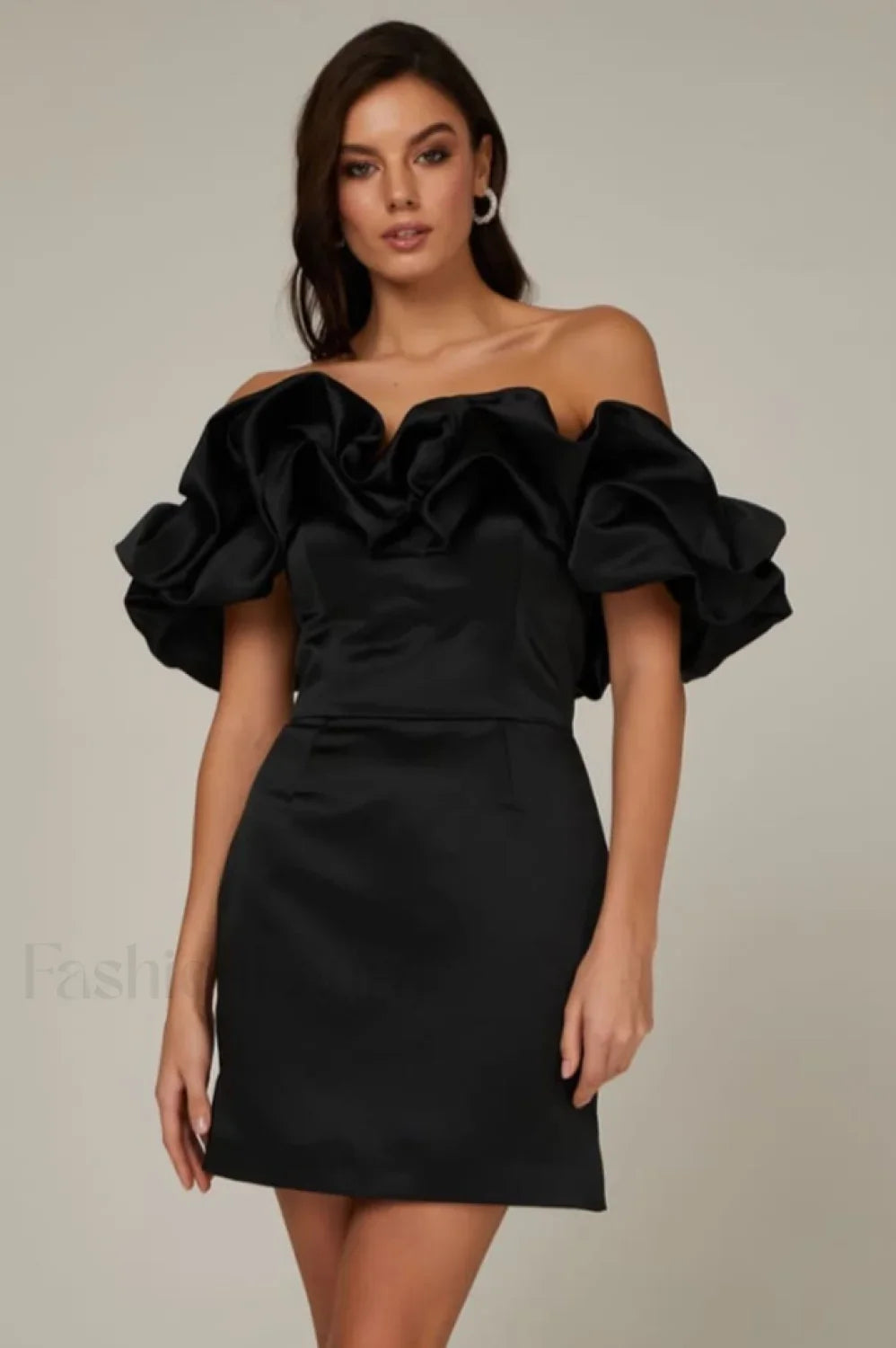 Elastic Mystic Stylish Satin Dress