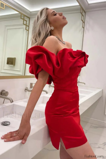 Elastic Mystic Stylish Satin Dress