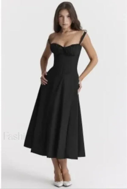 Elegant Floral Side Split Floral Dress