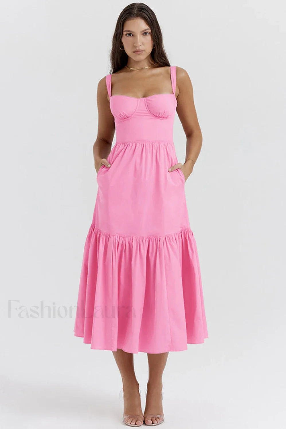 Elia Floral Stylish Midi Sundress