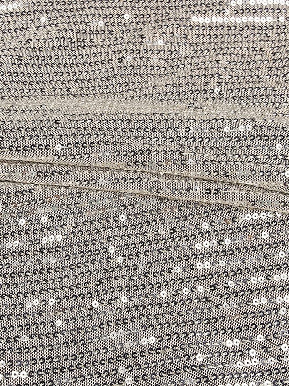Apricot Sequin Square Neck Spaghetti Strap Bodycon Maxi Dress