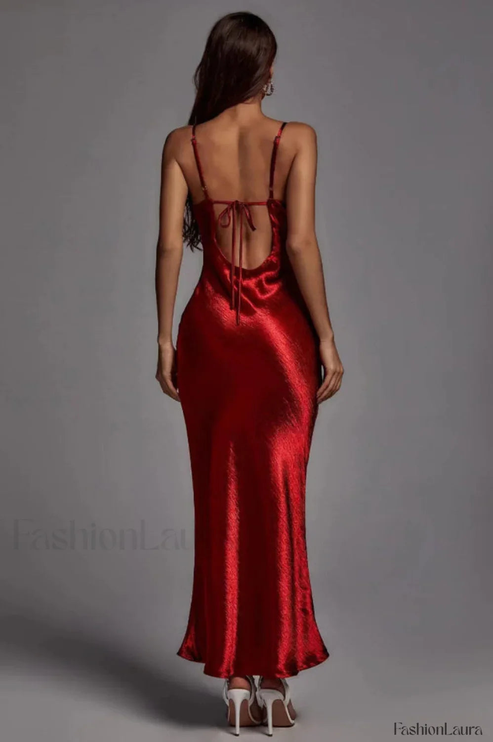 Emily Metallic Stylish Gold Maxi Dress
