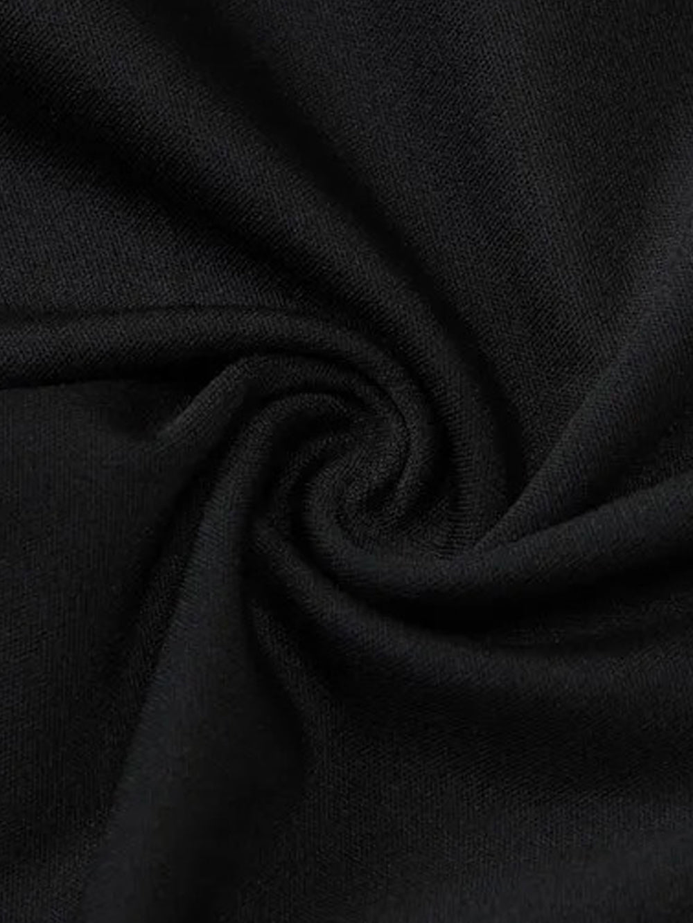 Black Mock Neck Short Sleeve Draped Sash Hardware Detail Bodycon Mini Dress
