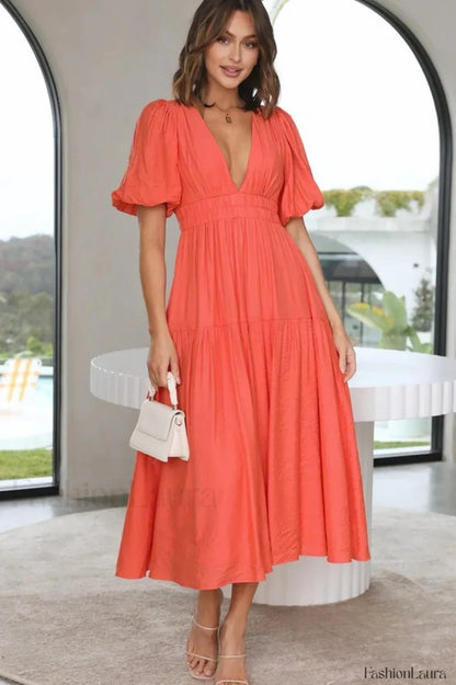Erin Elegant Midi Dress