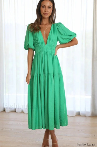 Erin Elegant Midi Dress