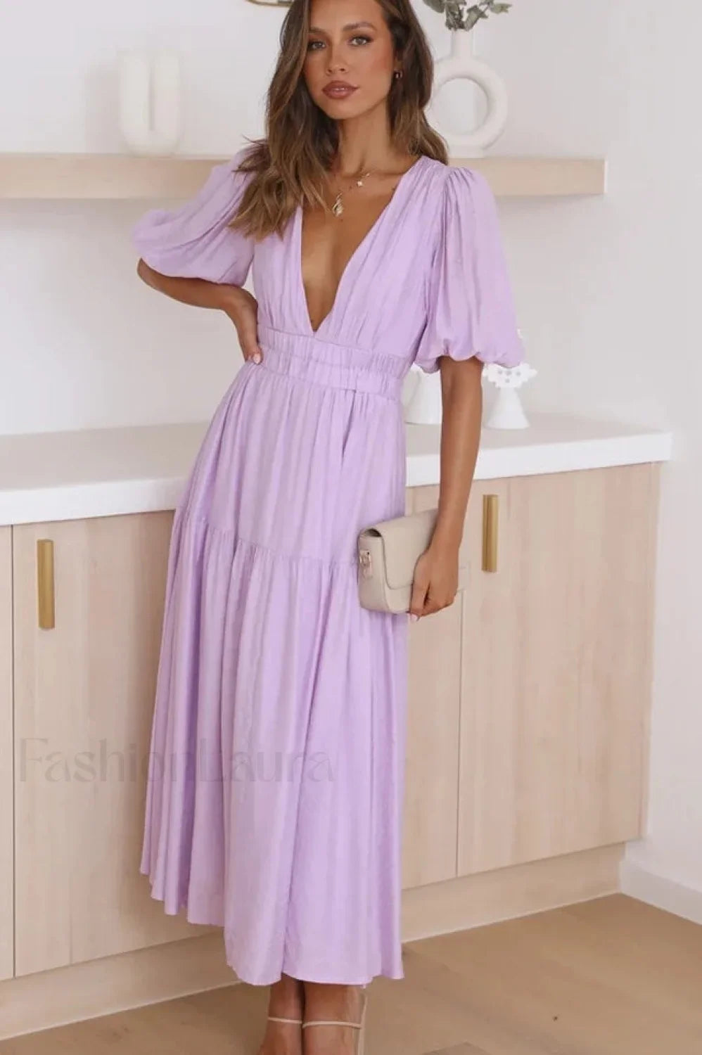Erin Elegant Midi Dress