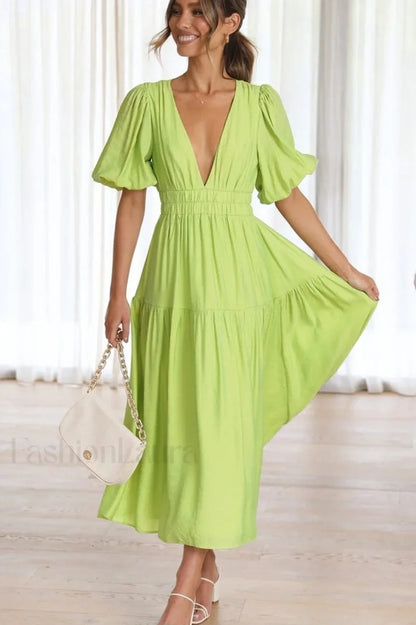 Erin Elegant Midi Dress