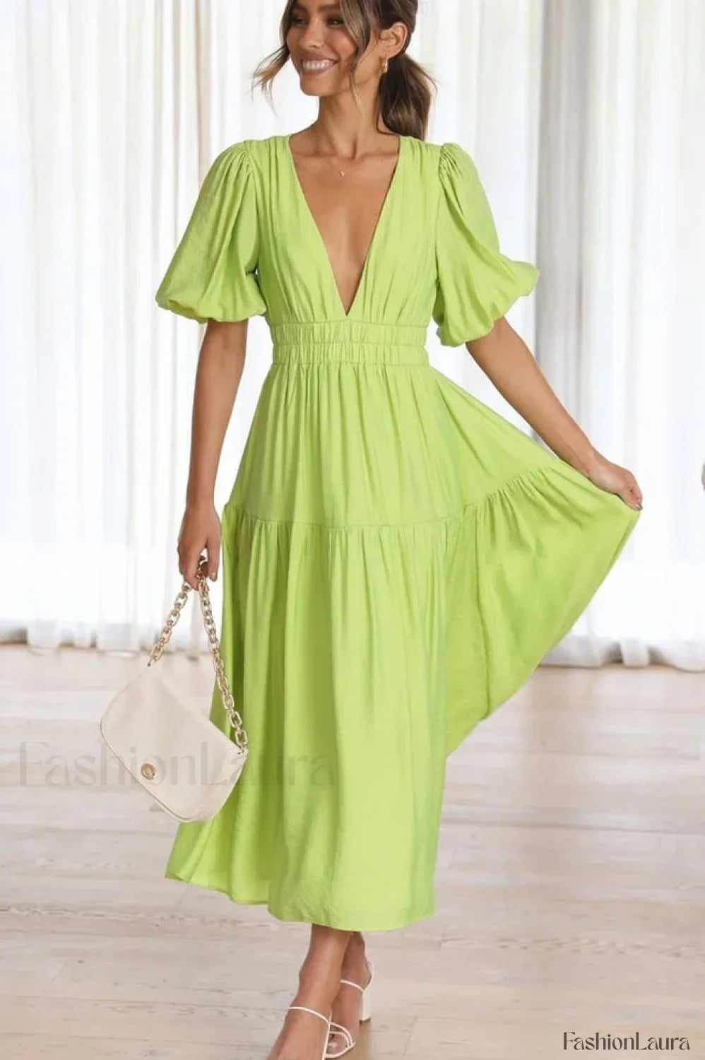 Erin Elegant Midi Dress