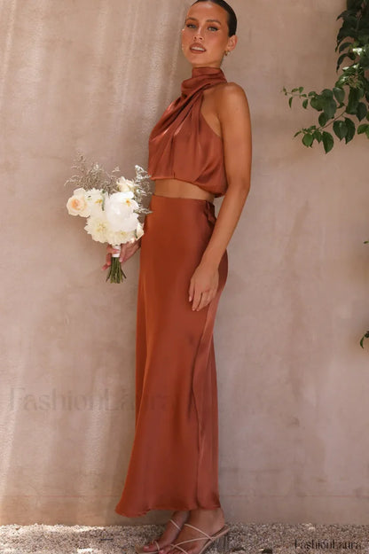 Esther Top + Charming Maxi Skirt Set