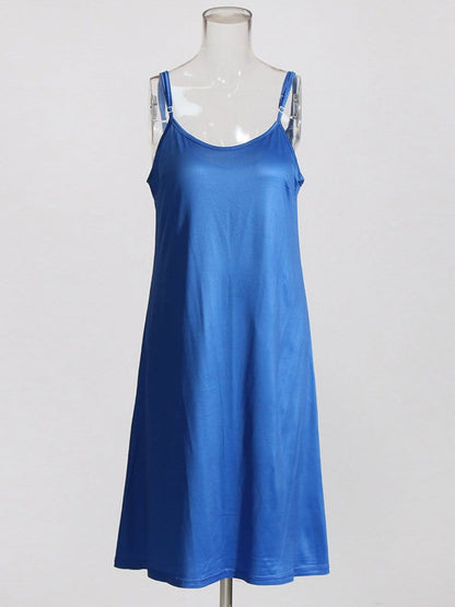Puff Sleeve Lace Insert Button Front Tie Waist Midi Shirt Dress