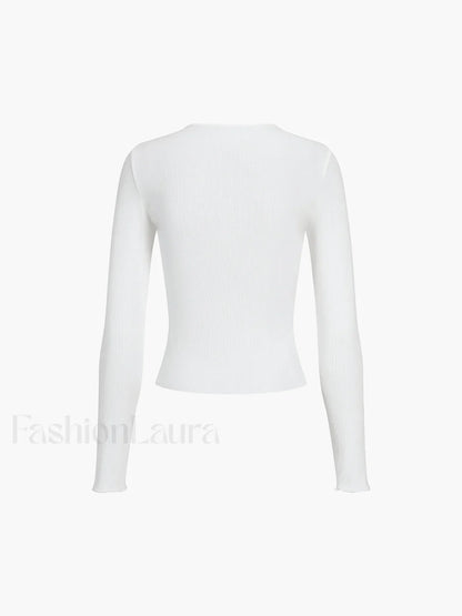 Everyday Rib Long Sleeve Top