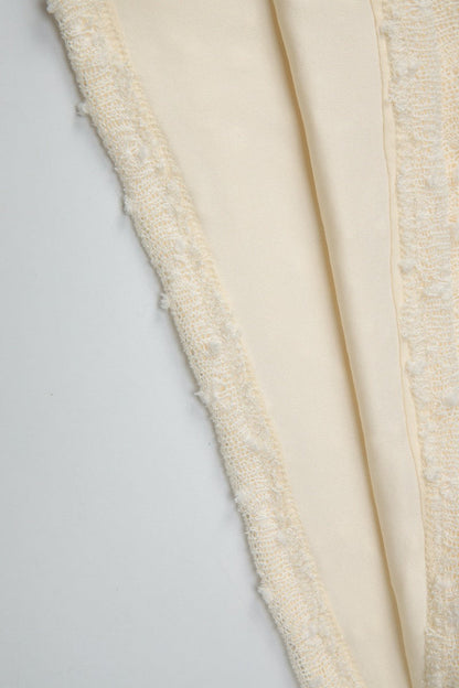 Foldover Off Shoulder Bell Sleeve Lace Tee