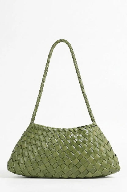 Hand-woven Vintage-style Underarm Shoulder Bag