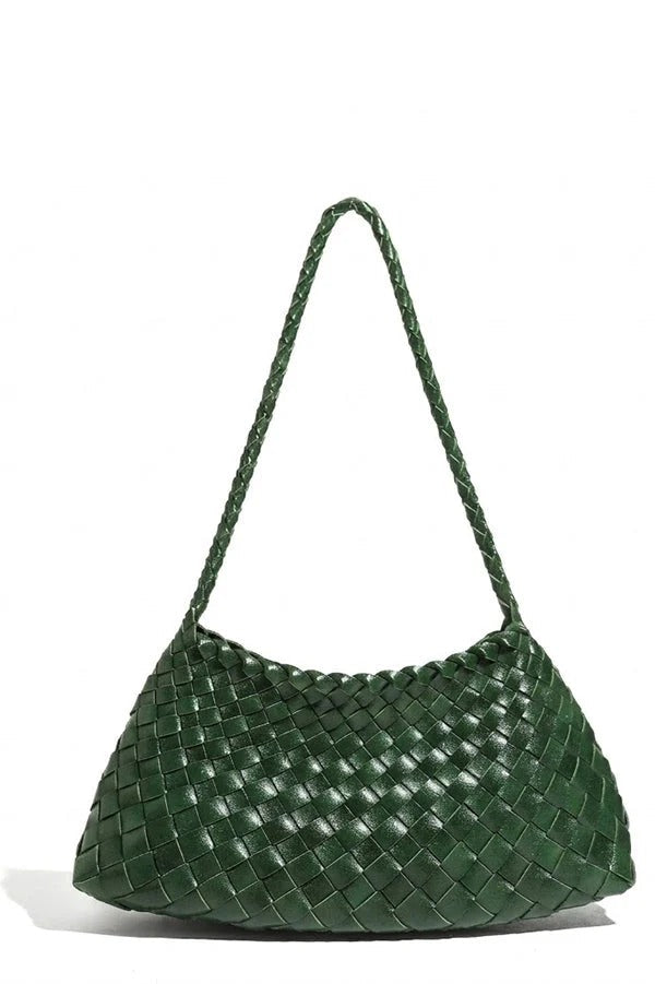 Hand-woven Vintage-style Underarm Shoulder Bag