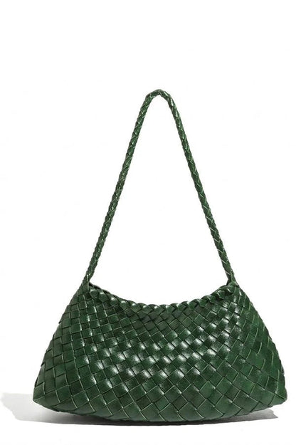 Hand-woven Vintage-style Underarm Shoulder Bag