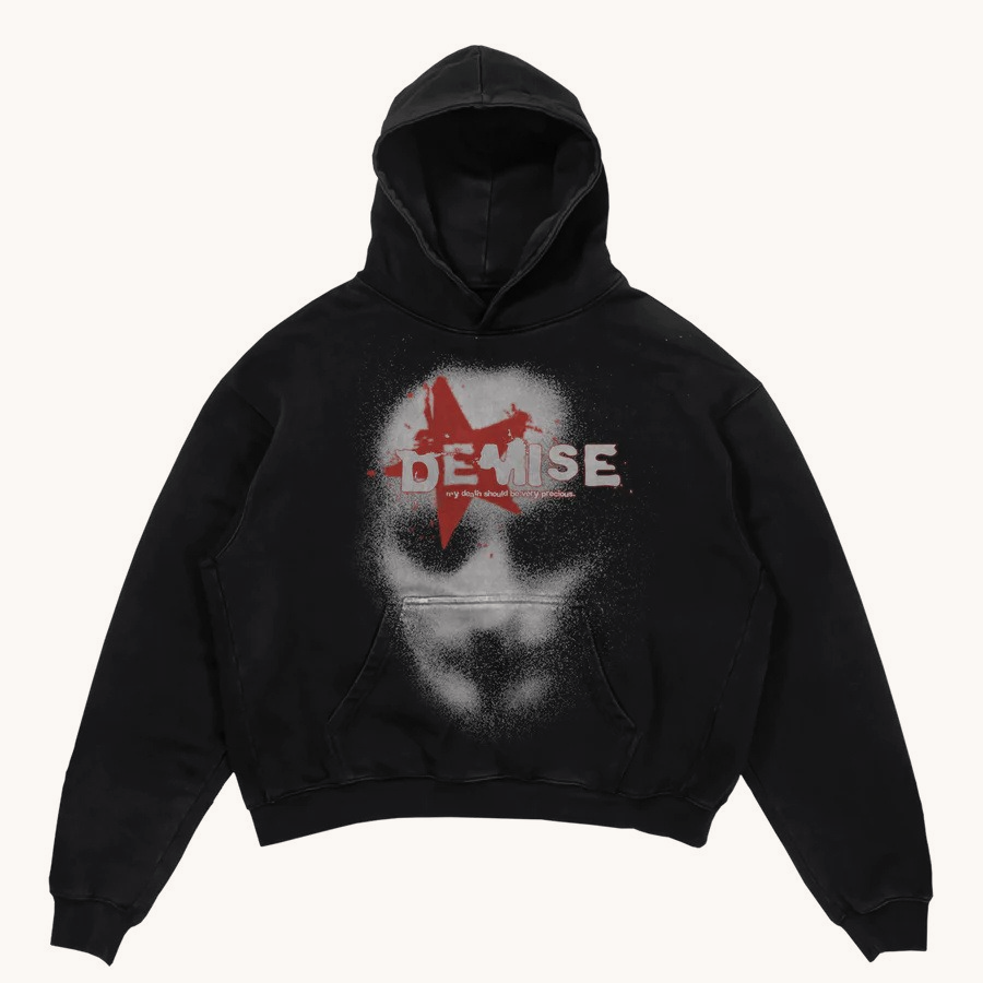 Y2K Street Zip Loose Pocket Sporty Hoodie