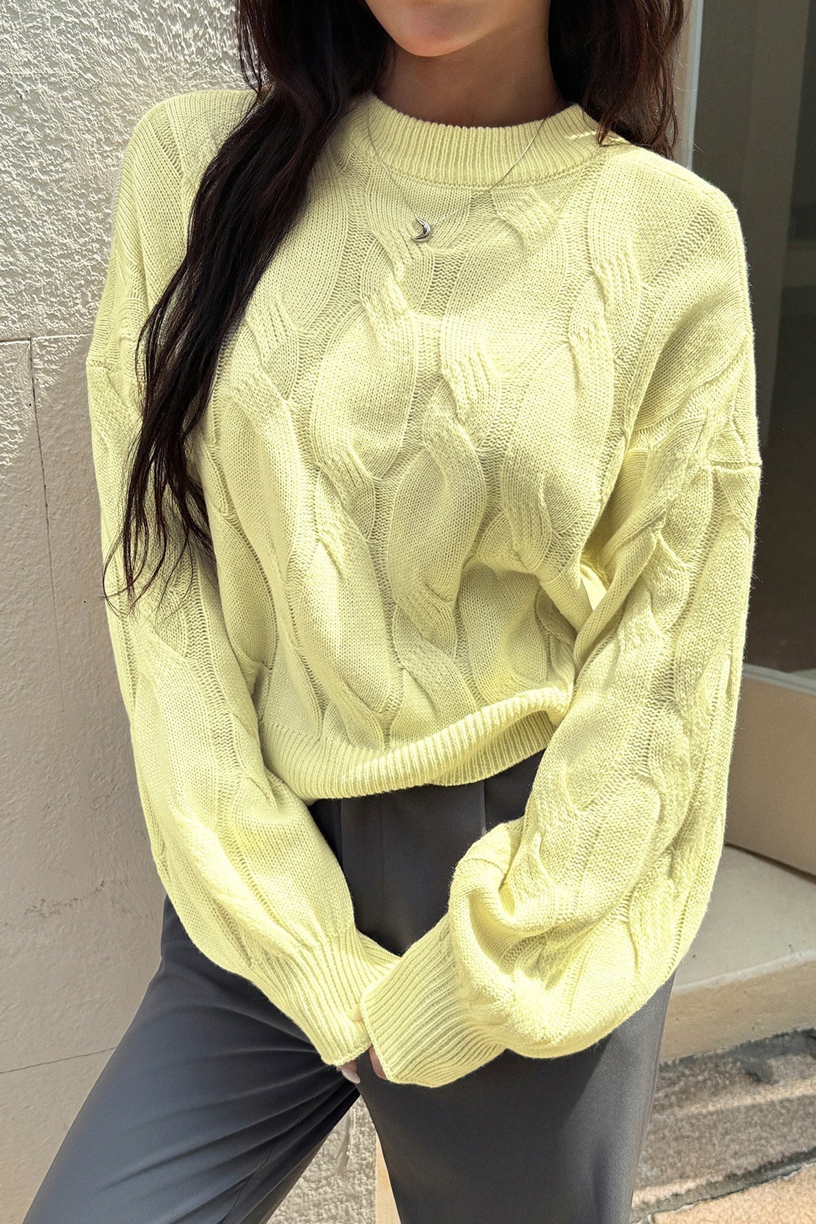 Long Sleeve Knit Base Sweater