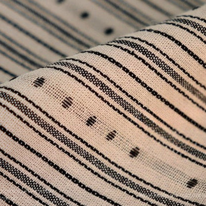 Cotton Striped Triangle Retro Head Shawl Scarf
