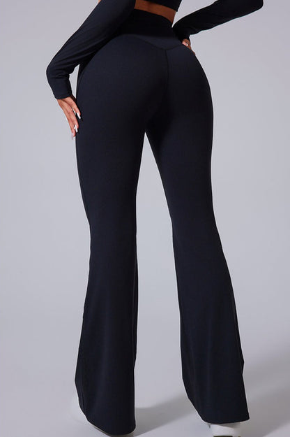 V-Waist Brushed Booty Lifting Workout Leggings