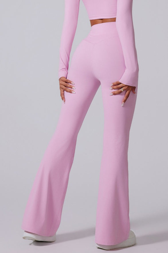 V-Waist Brushed Booty Lifting Workout Leggings