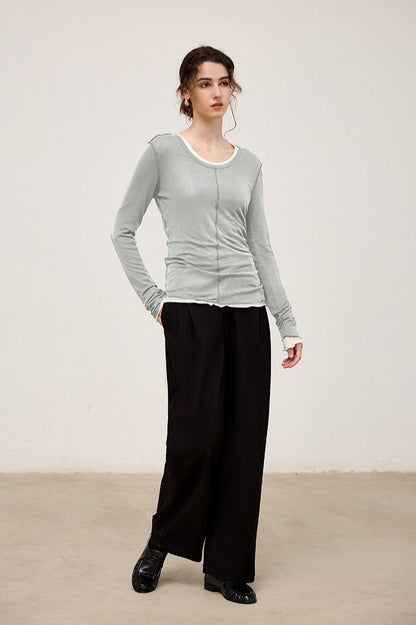Thermal Blend Slim Knit Top