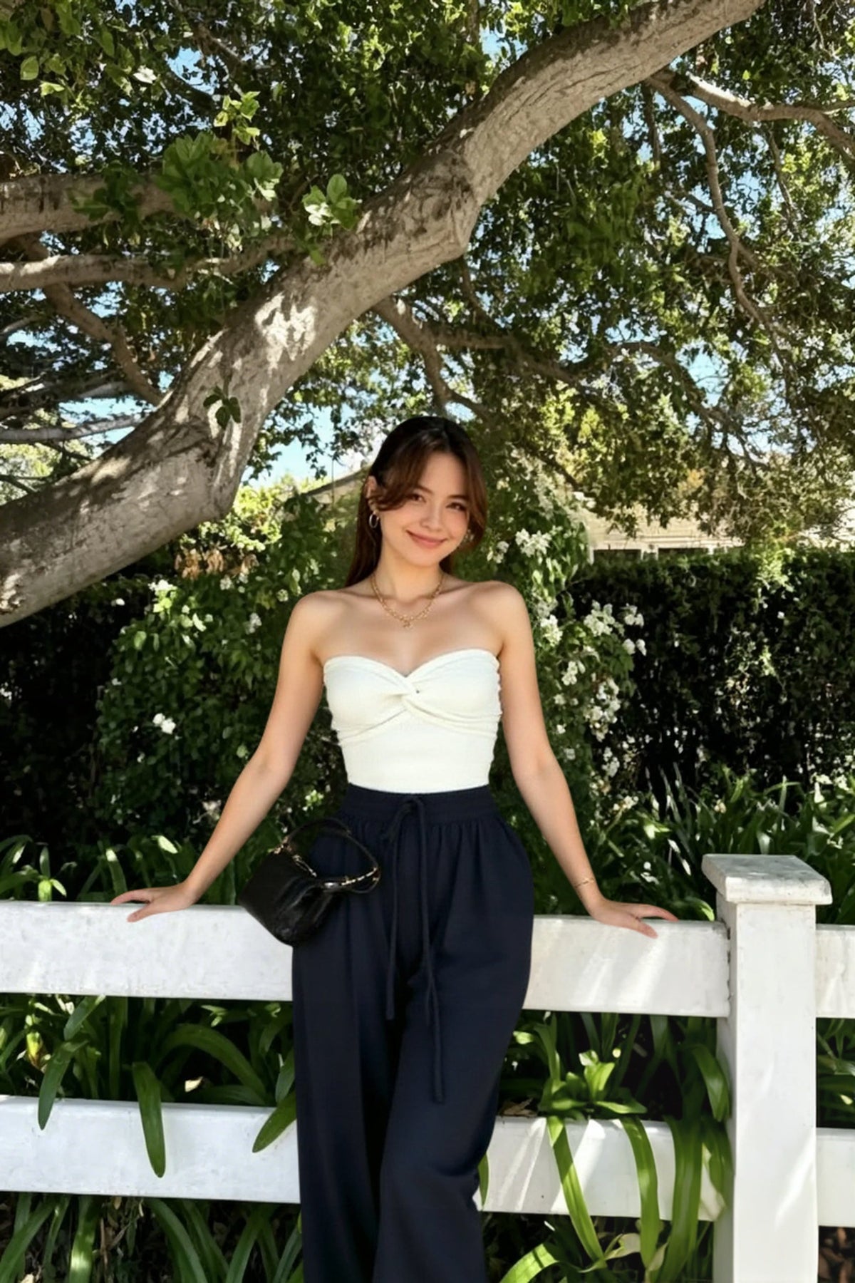 Knit Corset Basic Backless Strapless