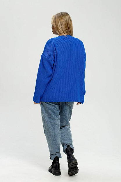 Loose Fit Pullover Knit Sweater