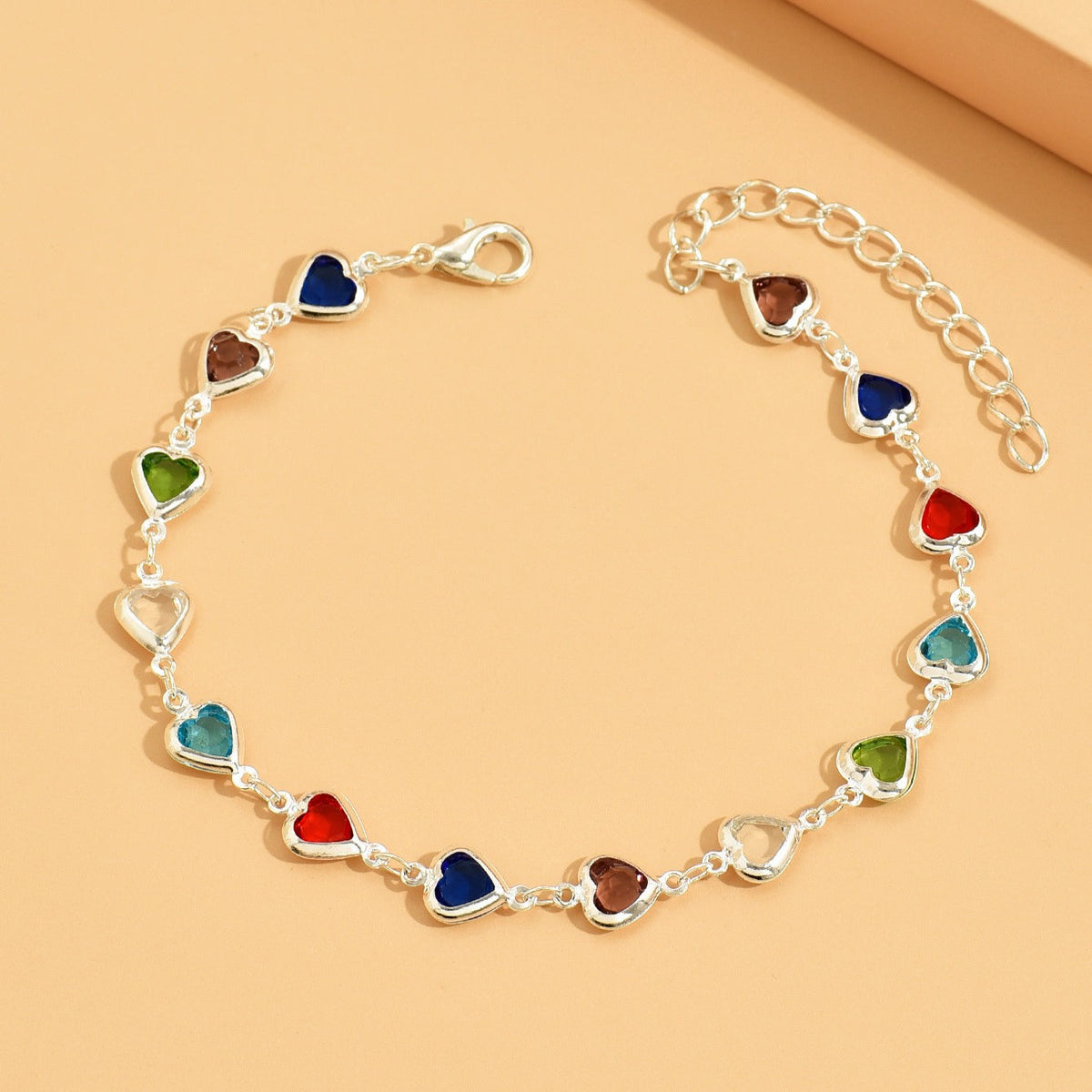 Heart Design Deluxe Chain Bracelet