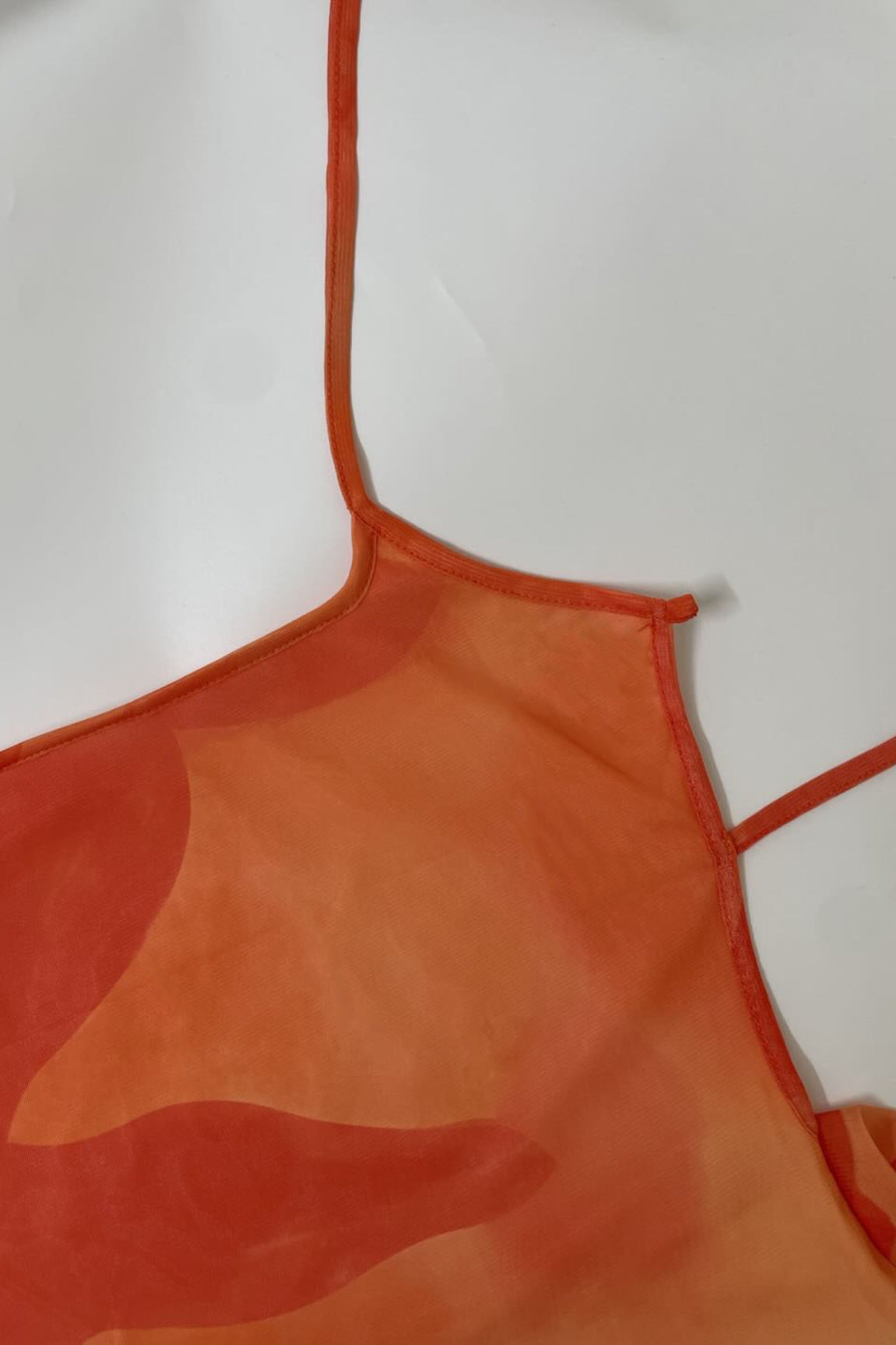 Sexy Mesh Sheer Strap Vacation Dress